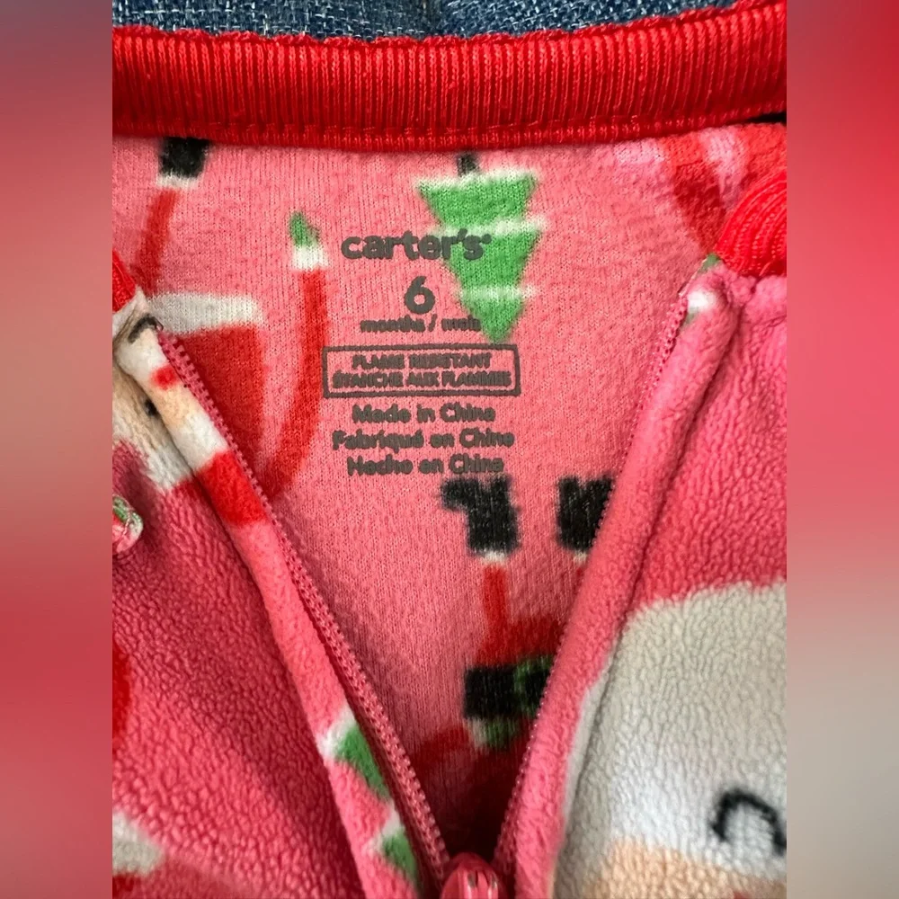 Carter's Just One You® Baby Santa Workshop Sleep N' Play - Pre-Loved -Color Pink